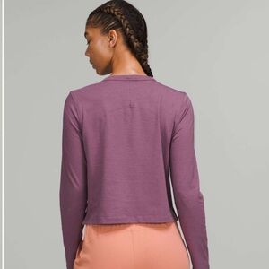 Lululemon cropped cotton long sleeve